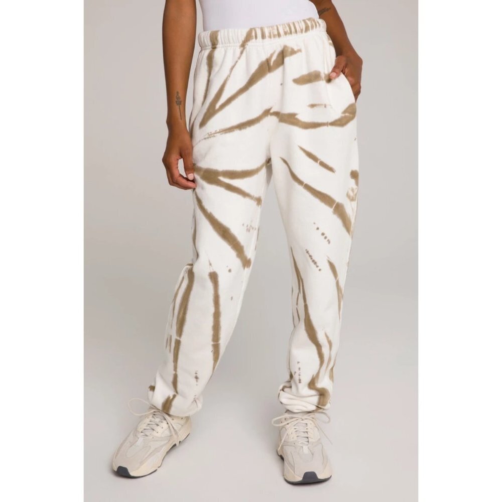 Good American Boyfriend Tie Dye Sweatpants, Size Small